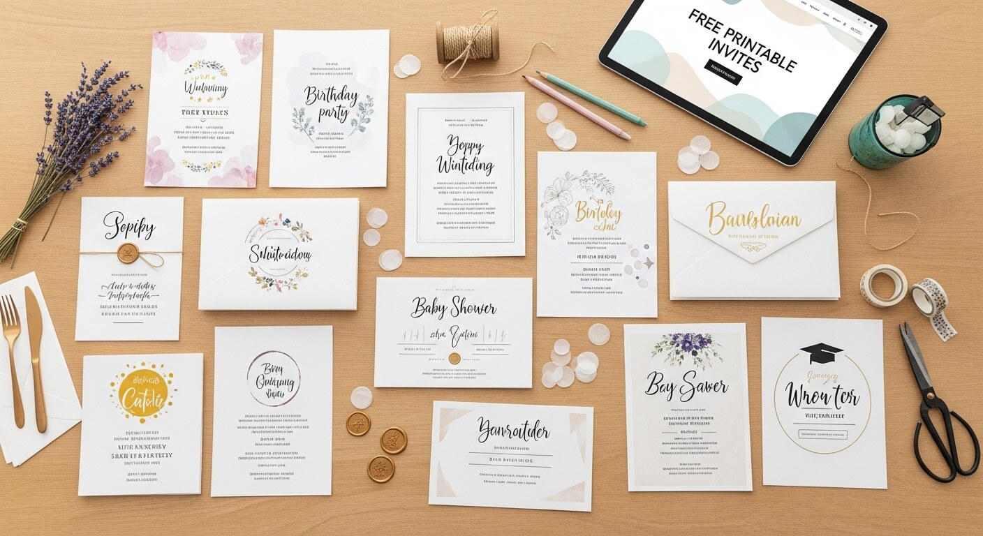 Free Printable Invites