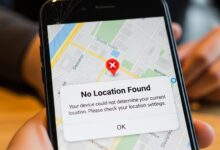 what does no location found mean